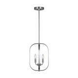Generation Lighting - GLC1293BS - Three Light Chandelier - Loretto - Brushed Nickel