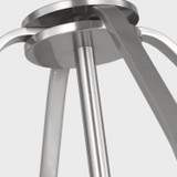Generation Lighting - GLC1283BS - Three Light Chandelier - Kennan - Brushed Nickel