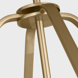 Generation Lighting - GLC1274SB - Four Light Chandelier - Kennan - Satin Brass