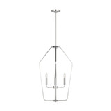 Generation Lighting - GLC1274BS - Four Light Chandelier - Kennan - Brushed Nickel