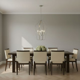 Generation Lighting - GLC1274BS - Four Light Chandelier - Kennan - Brushed Nickel