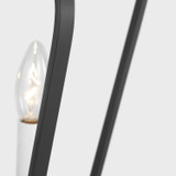 Generation Lighting - GLC1264MBK - Four Light Chandelier - Kennan - Midnight Black
