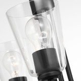 Generation Lighting - GLC1153MBK - Three Light Chandelier - Miles - Midnight Black