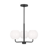 Generation Lighting - GLC1043EN3/MBK - Three Light Chandelier - Rory - Midnight Black
