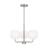 Generation Lighting - GLC1043EN3/BS - Three Light Chandelier - Rory - Brushed Steel