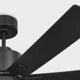 Generation Lighting - 6FLSM52MBKD - 52"Ceiling Fan - Flera Smart 52 LED - Midnight Black