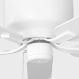 Generation Lighting - 5LDH52RZW - 52"Ceiling Fan - Linden 52 Hugger - Matte White