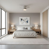 Generation Lighting - 3ERHR32BSD - 32"Ceiling Fan - Era 32 Hugger LED - Brushed Nickel