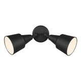 Generation Lighting - 8560702-12 - Two Light Adjustable Swivel Flood Light - Flood Light - Black