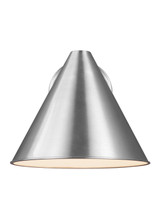 Generation Lighting - 8538501-04 - One Light Outdoor Wall Lantern - Crittenden - Satin Aluminum