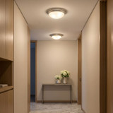 Generation Lighting - 75435-962 - Two Light Flush Mount - Nash - Brushed Nickel