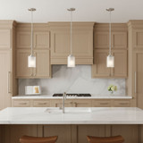 Generation Lighting - 6137301-962 - One Light Mini-Pendant - Elmwood Park - Brushed Nickel