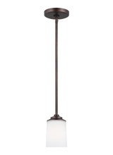 Generation Lighting - 6130701EN3-710 - One Light Mini-Pendant - Kemal - Bronze