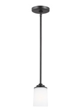 Generation Lighting - 6130701EN3-112 - One Light Mini-Pendant - Kemal - Midnight Black