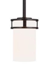 Generation Lighting - 6121601EN3-710 - One Light Mini-Pendant - Robie - Bronze