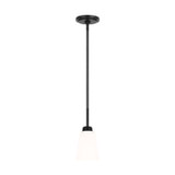 Generation Lighting - 6115201-112 - One Light Mini Pendant - Kerrville - Midnight Black