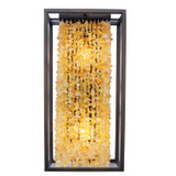 Avenue Lighting - HF9001-DBZ - One Light Wall Sconce - Soho - Dark Bronze Finish With Natural Citrine Nuggets