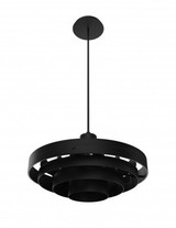 Avenue Lighting - HF1952-BK - One Light Pendant - The Newport - Black