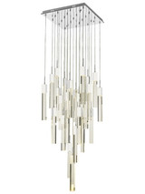 Avenue Lighting - HF1904-25-GL-CH-C - 25 Light Pendant - The Original Glacier Avenue - Chrome