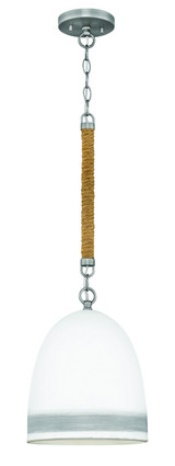 Hinkley - 3364AN-GR - LED Pendant - Nash - Antique Nickel