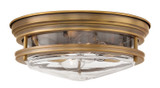Hinkley - 3302BR-CL - LED Flush Mount - Hadley - Brushed Bronze