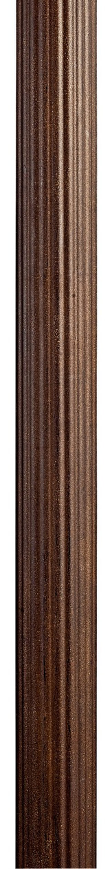 Kichler - 9595BST - Outdoor Fluted Post - Accessory - Brown Stone