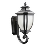 Kichler - 9041BK - One Light Outdoor Wall Mount - Salisbury - Black