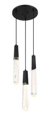 George Kovacs - P1284-66A-L - LED Pendant - Drifting Droplets - Coal