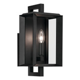 Kichler - 59131BKT - One Light Outdoor Wall Mount - Kroft - Textured Black