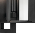 Kichler - 59131BKT - One Light Outdoor Wall Mount - Kroft - Textured Black