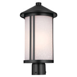 Kichler - 59101BK - One Light Outdoor Post Lantern - Lombard - Black