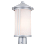 Kichler - 59101BA - One Light Outdoor Post Lantern - Lombard - Brushed Aluminum