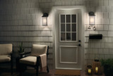 Kichler - 59100BA - One Light Outdoor Wall Mount - Lombard - Brushed Aluminum