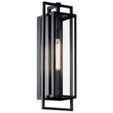 Kichler - 59089BK - One Light Outdoor Wall Mount - Goson - Black