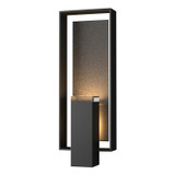 Hubbardton Forge - 302605-SKT-80-20-ZM0546 - Two Light Outdoor Wall Sconce - Shadow Box - Coastal Black