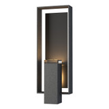 Hubbardton Forge - 302605-SKT-20-80-ZM0546 - Two Light Outdoor Wall Sconce - Shadow Box - Coastal Natural Iron