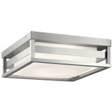 Kichler - 59037BALED - LED Outdoor Flush Mount - Ryler - Brushed Aluminum
