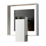 Hubbardton Forge - 302603-SKT-02-80-ZM0546 - One Light Outdoor Wall Sconce - Shadow Box - Coastal White