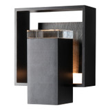 Hubbardton Forge - 302600-SKT-80-SL-ZM0546 - One Light Outdoor Wall Sconce - Shadow Box - Coastal Black