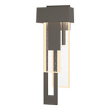 Hubbardton Forge - 302531-LED-LFT-77-II0597 - LED Outdoor Wall Sconce - Rainfall - Coastal Dark Smoke