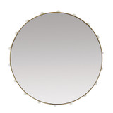 Arteriors - WMI40 - Mirror - Estera - Antique Brass/White/Plain