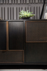 Arteriors - FZS11 - Credenza - Demi - Ebony/Antique Brass/Ebony