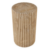 Arteriors - FAC03 - Accent Table - Carmello - Chai Travertine