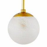 Arteriors - DWC34 - Four Light Wall Sconce - Christelle - Matte Swirl/Antique Brass