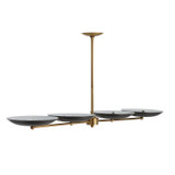 Arteriors - 89015 - Four Light Chandelier - Griffith - Bronze