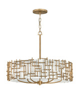 Fredrick Ramond - FR33104BNG - LED Chandelier - Farrah - Burnished Gold