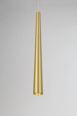 George Kovacs - P1458-695-L - LED Mini Pendant - Stretch - Soft Rass