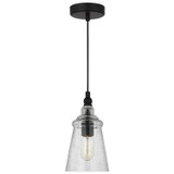 Generation Lighting. - P1449MBK - One Light Mini Pendant - Loras - Midnight Black