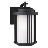 Generation Lighting. - 8547901-12 - One Light Outdoor Wall Lantern - Crowell - Black