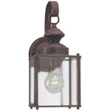 Generation Lighting. - 8457-71 - One Light Outdoor Wall Lantern - Jamestowne - Antique Bronze